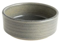 Bonna Hornfels Ripple Stapelschale 6cm, 35cl grau - 12 Stück