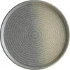 Bonna Hornfels Ripple Teller flach 16cm grau - 12 Stück