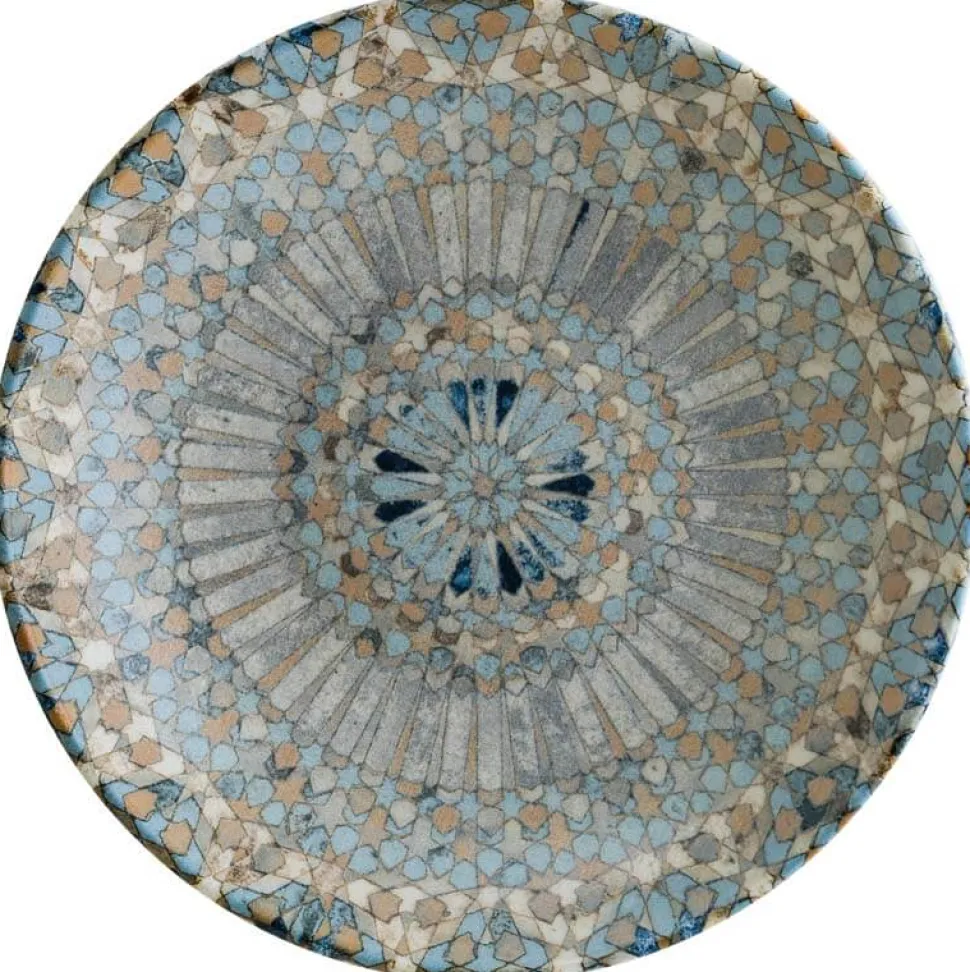 Bonna Luca Mosaic Bloom Teller tief 25cm bunt - 6 Stück