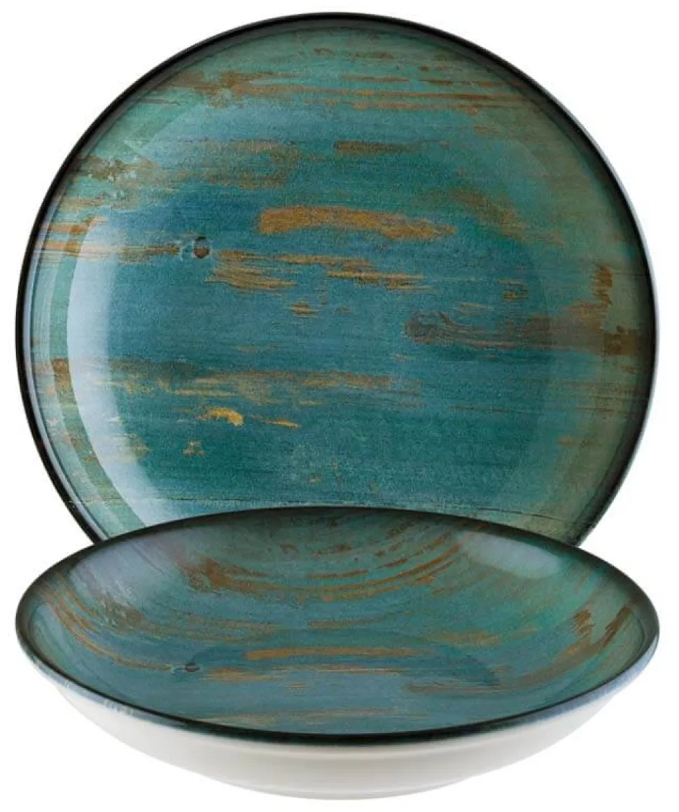 Bonna Madera Mint Gourmet Schälchen 13cm, 22cl blau - 12 Stück