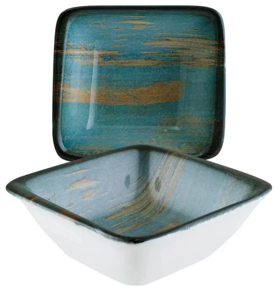 Bonna Madera Mint Moove Schale 8x8,5cm blau - 24 Stück