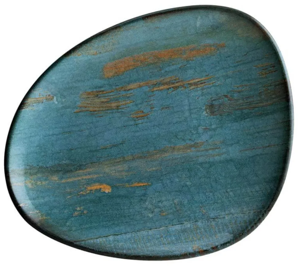 Bonna Madera Mint Vago Teller flach 24cm blau - 12 Stück