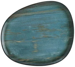 Bonna Madera Mint Vago Teller flach 33cm blau - 6 Stück
