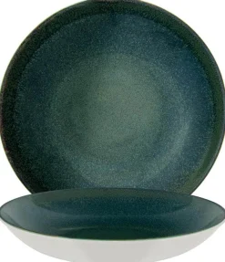 Bonna Ore Mar Bloom Teller tief 25cm grün - 6 Stück