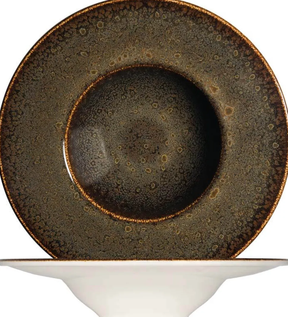 Bonna Ore Tierra Banquet Pastateller 28cm braun - 6 Stück