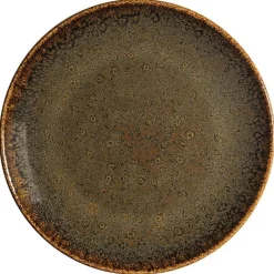 Bonna Ore Tierra Gourmet Teller flach 17cm braun - 12 Stück