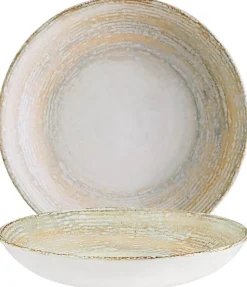 Bonna Patera Bloom Teller tief 28cm beige - 6 Stück