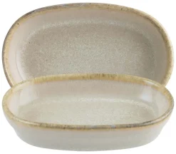 Bonna Sand Hygge Schale oval 10x6,5cm, 6cl beige - 12 Stück