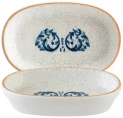 Bonna Viento Hygge Schale oval 10x6,5cm, 6cl blau - 12 Stück