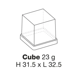 Brema Eiswürfelbereiter CB Serie 425A HC B-QUBE DP - Würfel (48kg)
