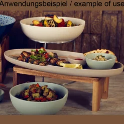 Buffet-Erhöhung, Akazienholz - 32,5x17,6x12cm (GN 1/3)