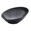 Buffetschüssel Schrägschnitt, Melamin schwarz - 30cm