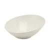 Buffetschüssel Schrägschnitt, Melamin weiß - 21cm