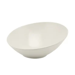 Buffetschüssel Schrägschnitt, Melamin weiß - 21cm
