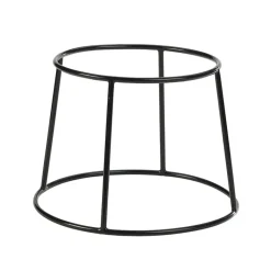 Buffetständer rund, rutschfest, schwarz - 18cm