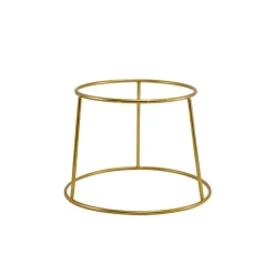 Buffetständer rund, rutschfest, goldfarben - 18cm