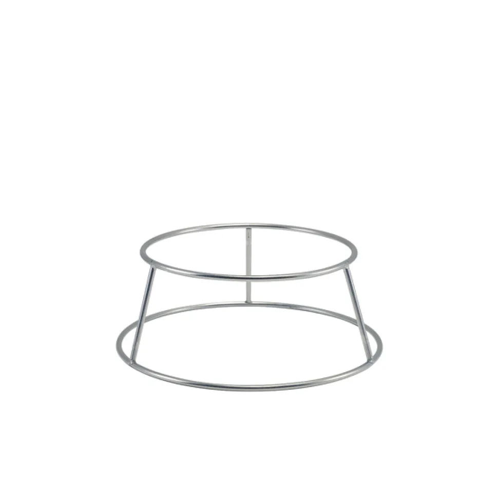 Buffetständer rund, rutschfest, silberfarben - 10cm