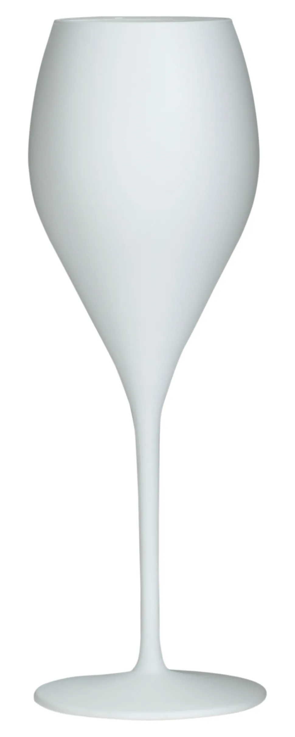 Champagnerglas, matt weiß, Black&White Stölzle - 343ml