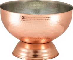 Champagnerkühler, Edelstahl - kupferfarben (Ø 36cm)