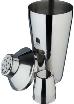 Cocktail Shaker, Edelstahl, dreiteilig, poliert (750ml)