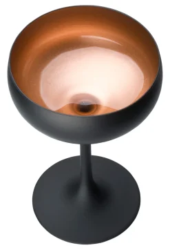 Cocktailschale, matt schwarz/bronze, Elements Stölzle - 230ml