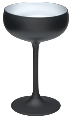 Cocktailschale, matt schwarz/silber, Elements Stölzle - 230ml
