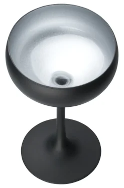 Cocktailschale, matt schwarz/silber, Elements Stölzle - 230ml
