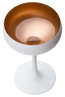 Cocktailschale, matt weiß/bronze, Elements Stölzle - 230ml