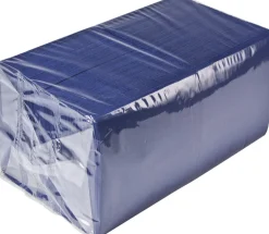 Cocktailservietten Duni, Zellstoff, 3-lag., 24x24cm - blau (250 Stk.)