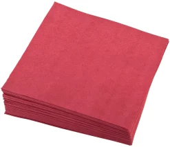 Cocktailservietten, 24x24cm, 1/4 Falz, 2-lagig - bordeaux (300 Stk.)