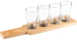 Craft Beer Tasting-Set mit Paddel - 4 x 144ml