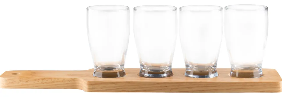 Craft Beer Tasting-Set mit Paddel - 4 x 144ml