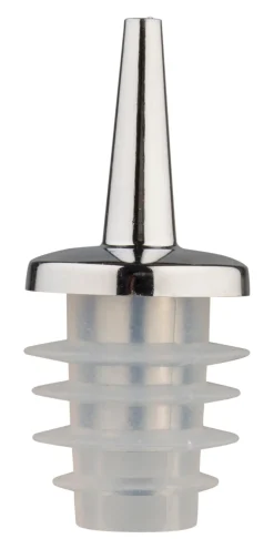 Dash Bottle Ausgießer - Silikon, verchromt