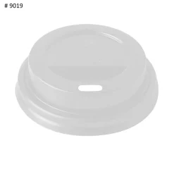 Deckel für Espressobecher, Plastik weiß - 6cm (50 Stk.)