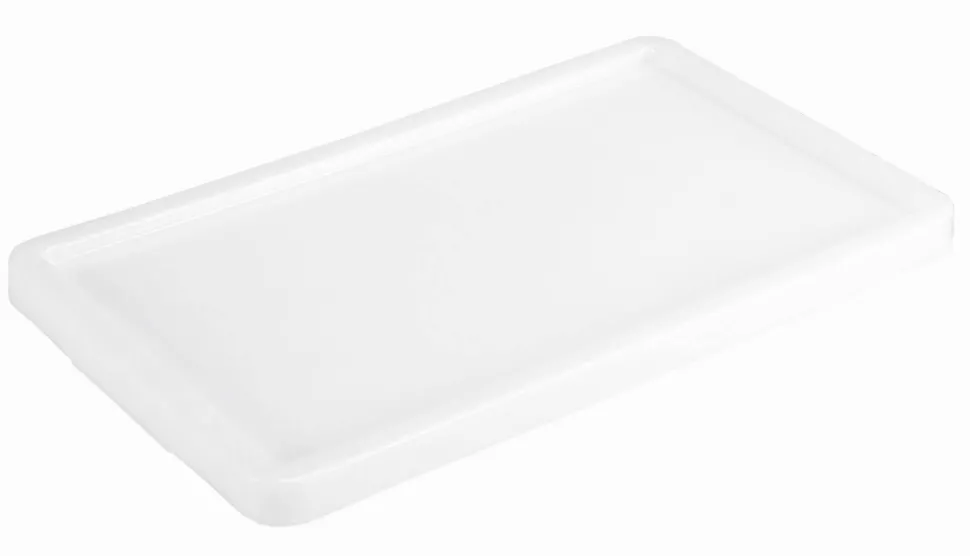 Deckel für Stapel- und Transportbehälter Classic weiß - 580x360x40mm