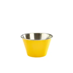 Dipschale, Edelstahl, gelb - 170ml (24 Stk.)