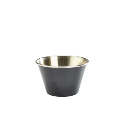 Dipschale, Edelstahl, schwarz - 170ml (24 Stk.)