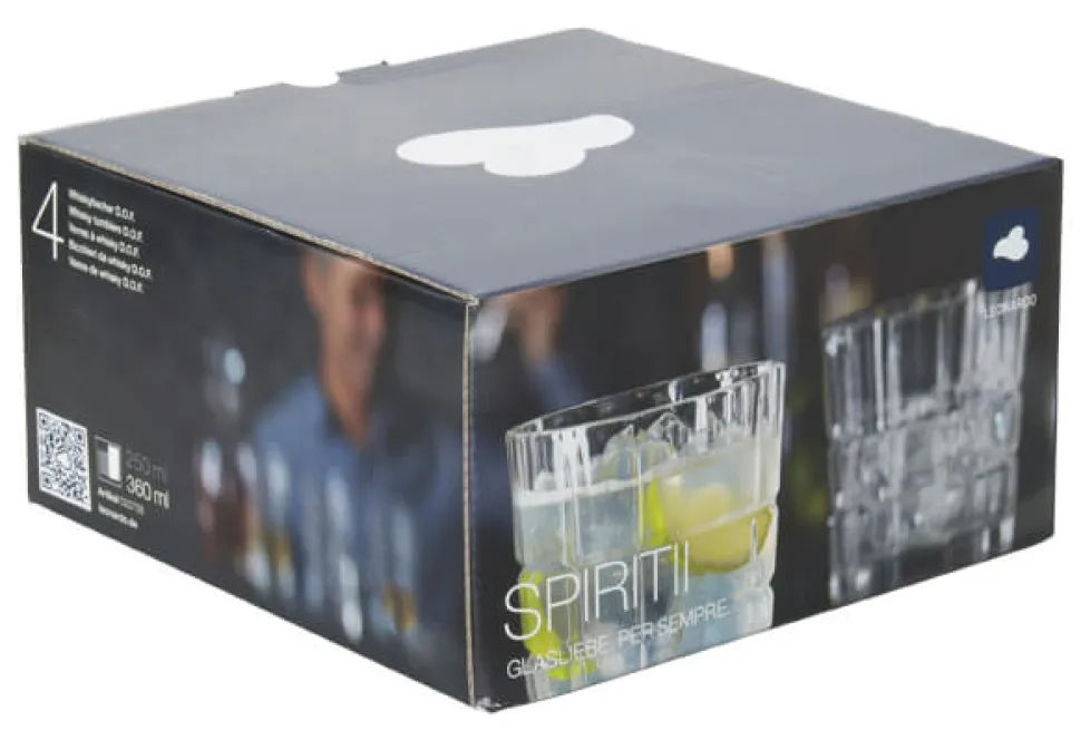 D.O.F. Glas Spiritii, Leonardo - 360ml (4 Stk.)