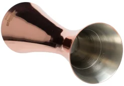 Doppelmessbecher Aero, poliert, Urban Bar - kupferfarben (25/50ml)