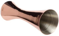 Doppelmessbecher Aero, poliert, Urban Bar - kupferfarben (25/50ml)
