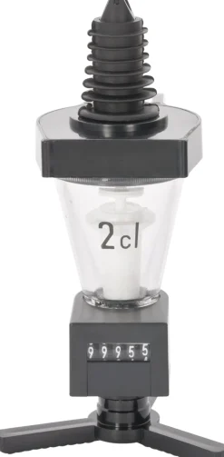 Dosierer mit Zählwerk mittig, Kunststoff (0,7l - 1,0l) - 4cl