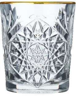 Double Old Fashioned, Hobstar mit Goldrand, Libbey - 355ml