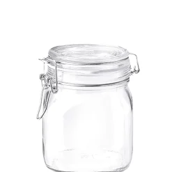 Drahtbügelglas / Einmachglas Fido eckig - 750ml