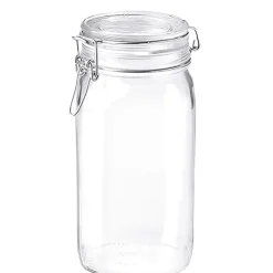 Drahtbügelglas / Einmachglas Fido eckig - 1500ml
