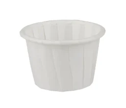 Dressingbecher Wachspapier weiß - 28ml (250 Stk.)