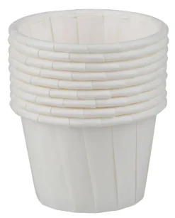 Dressingbecher Wachspapier weiß - 28ml (250 Stk.)