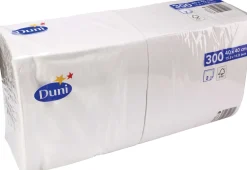 Duni Zellstoffserviette, 2-lag. - 40x40cm 1/4 Falz (300Stk.)