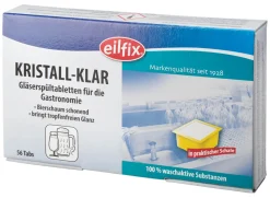 Eilfix Gläserspültabletten, Kristallklar 56x10g