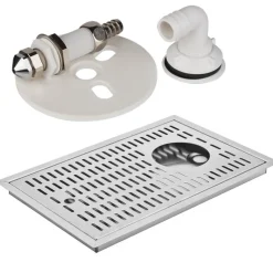 Einlasstropfblech mit Gläserdusche / Shakerdusche