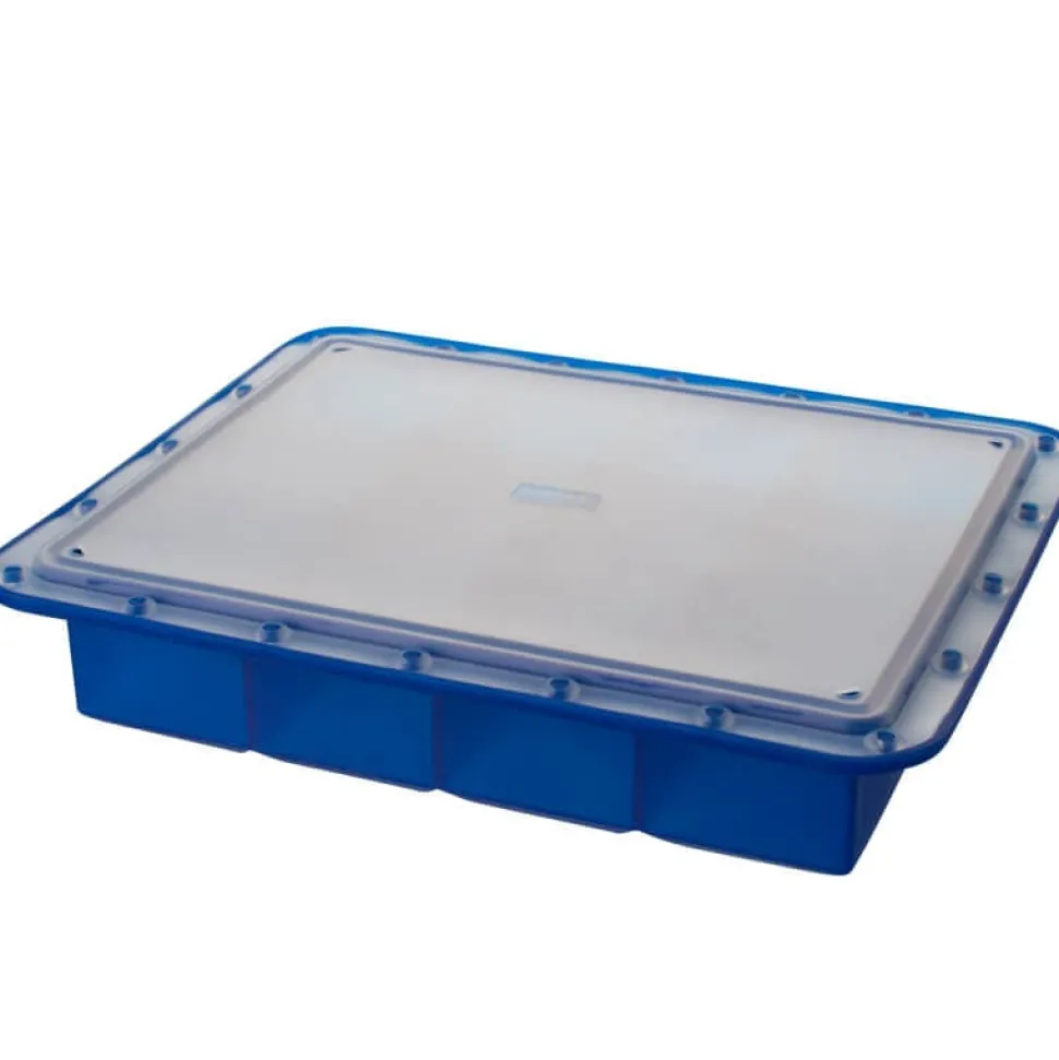 Eiswürfelform Arctic mit Deckel, Platin-Silikon, Lurch - 5cm